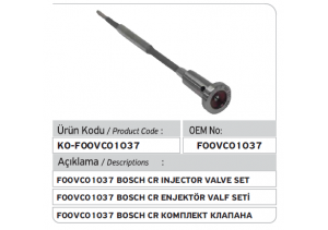 F00VC01037 Common Rail Valve Set